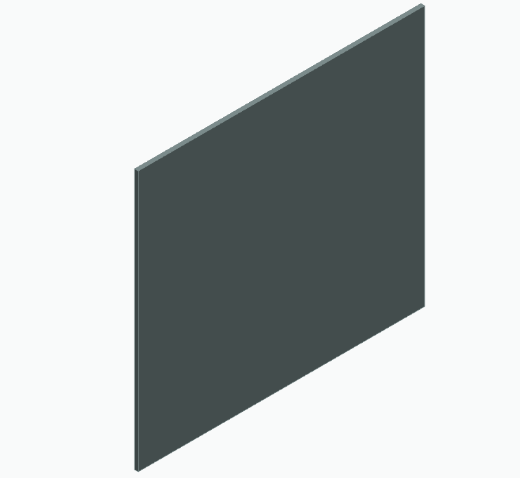 Final optimized CAD plate